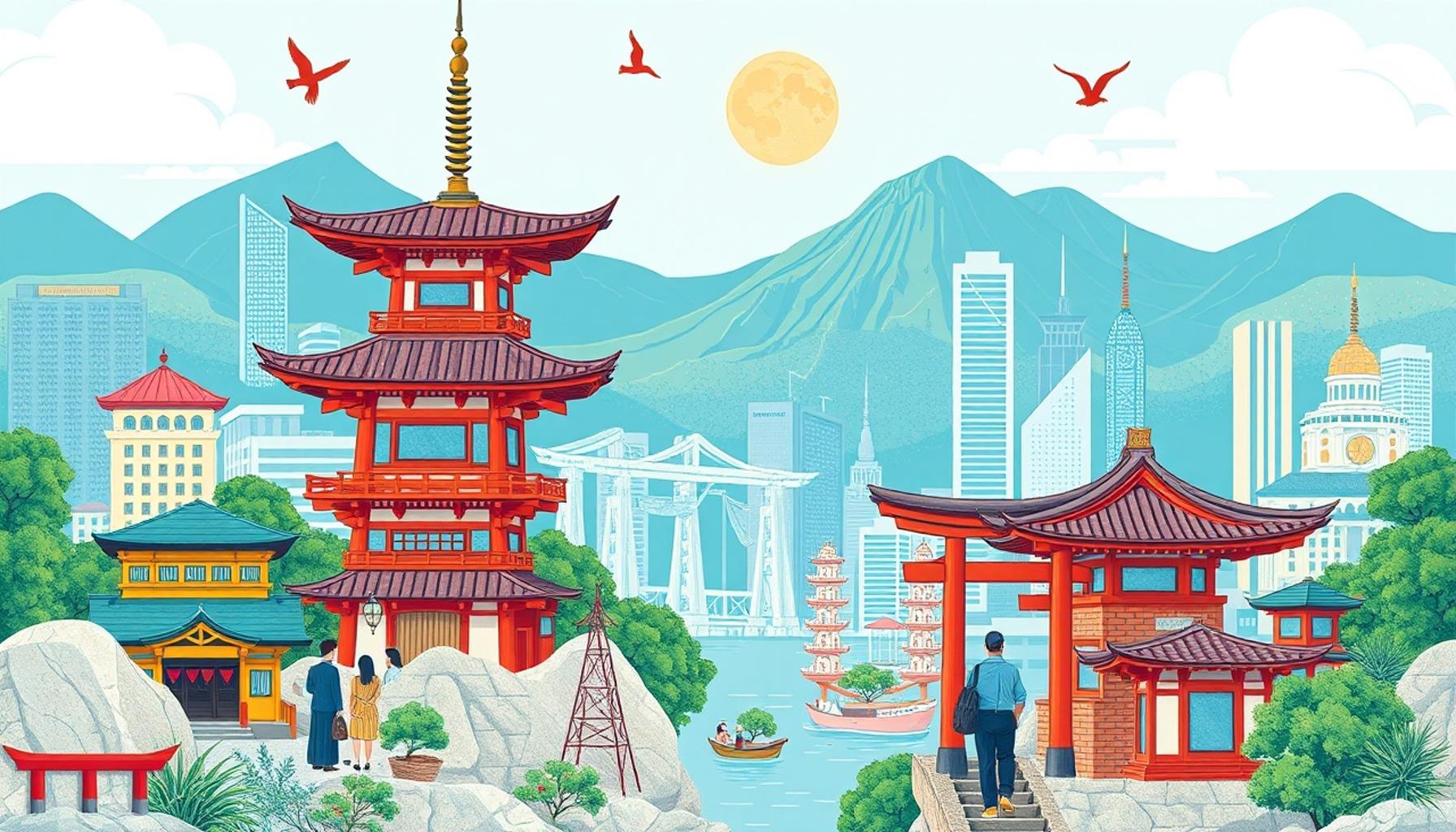 日本の観光業の変化：パンデミック後の旅行体験の変革